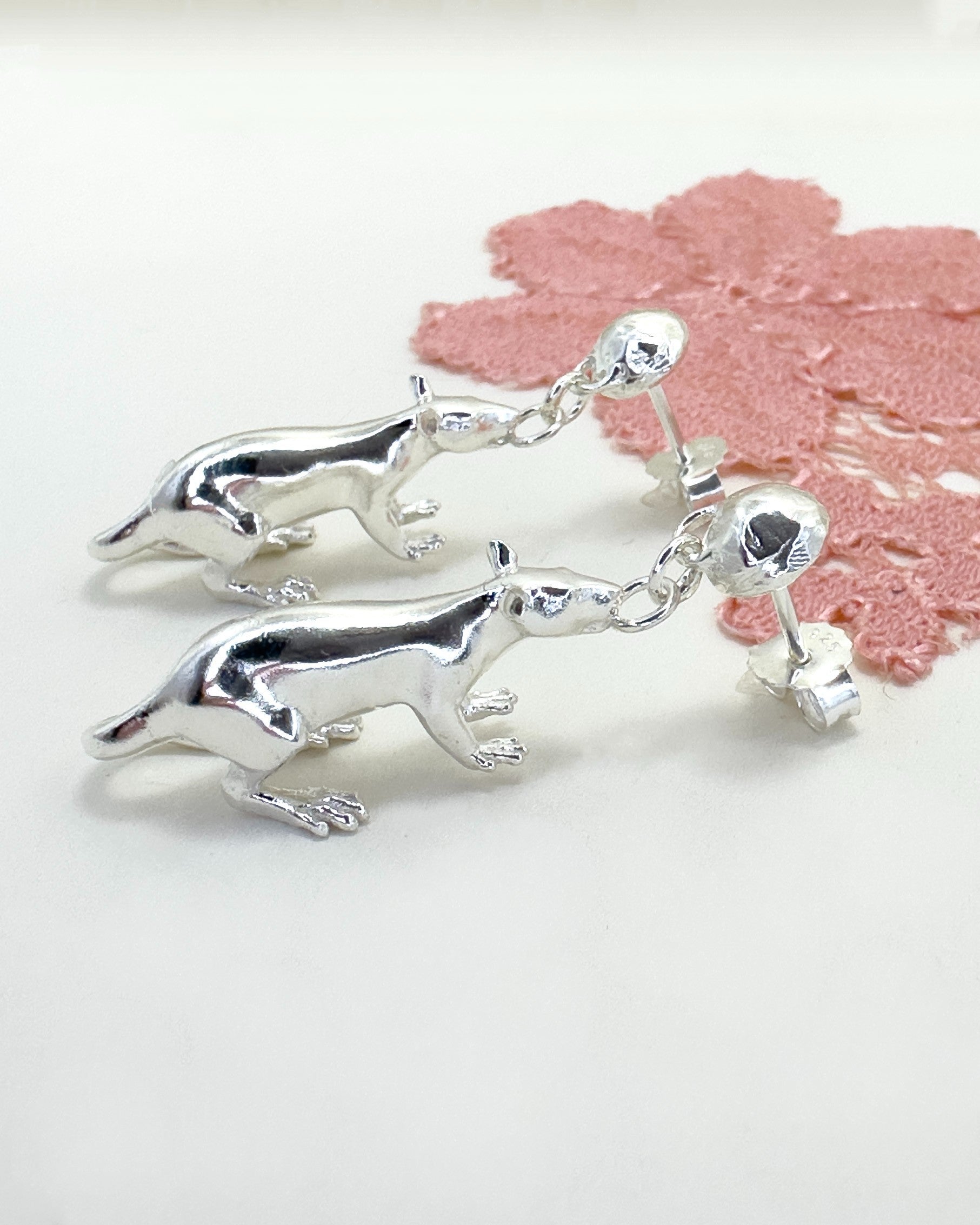 PESTS & Parasites - Rats - Earrings - Sterling Silver | Mishka Peachka